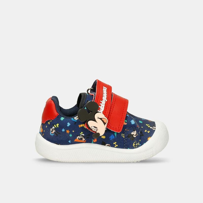 DISNEY - Tenis Infantil Para Niño Licenses Disney Azul-Rojo Milo L
