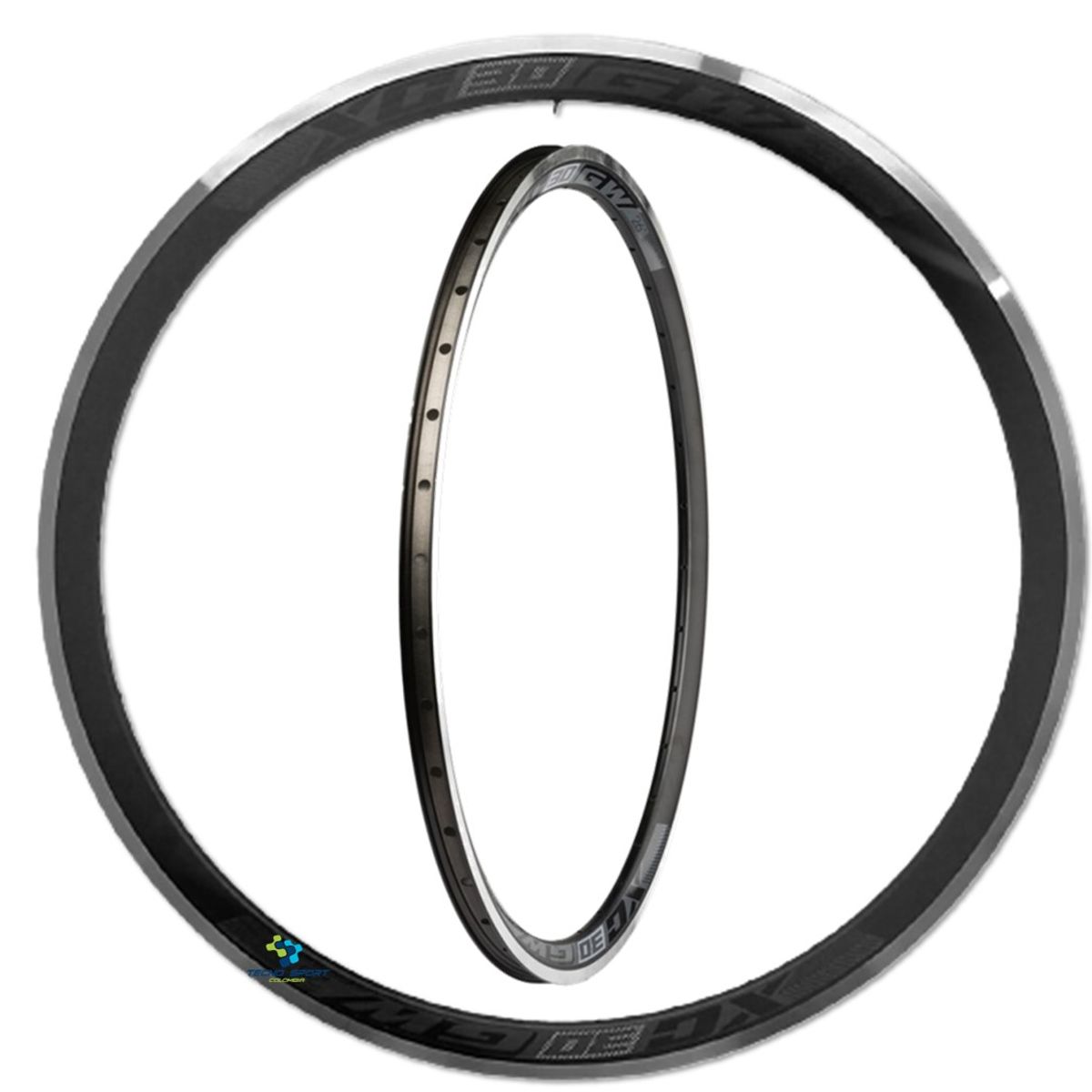 GW - Rin Bicicleta 26 Gw Mtb Doble Pared Aro Aluminio 36 Huecos