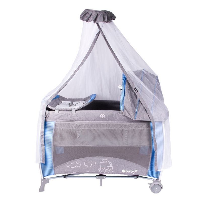 EBABY - Cuna Corral De Bebe Mecedora Cambiador Desmontable 2nivel