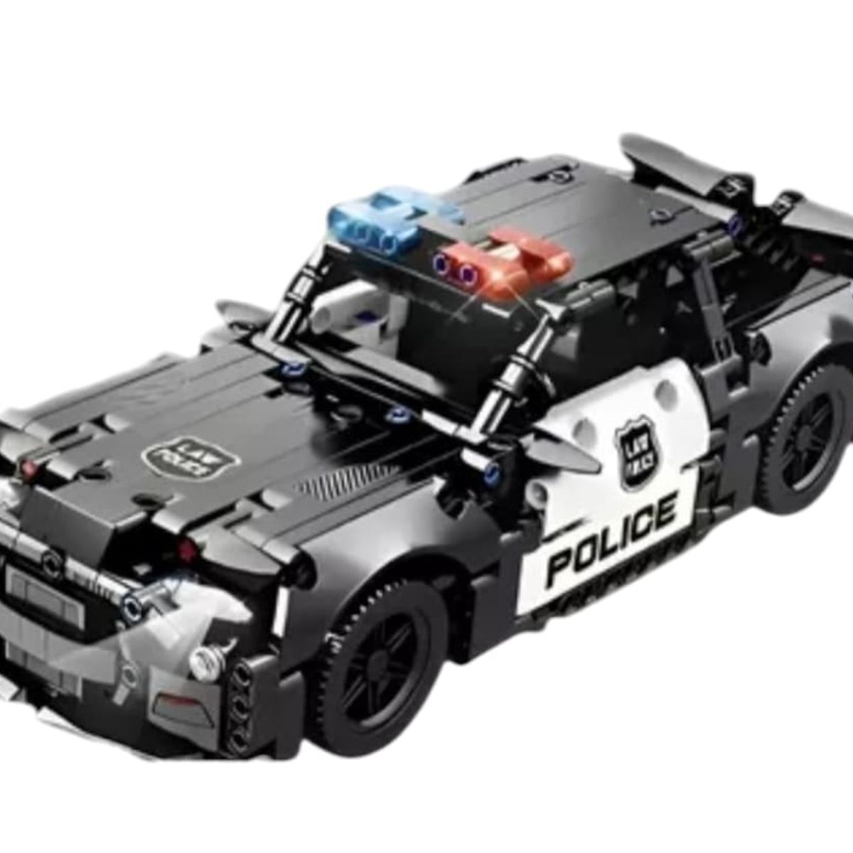 INFANTILES CAJUROMIX - Automóvil Negro en Bloques Armar es Aventura 487pcs