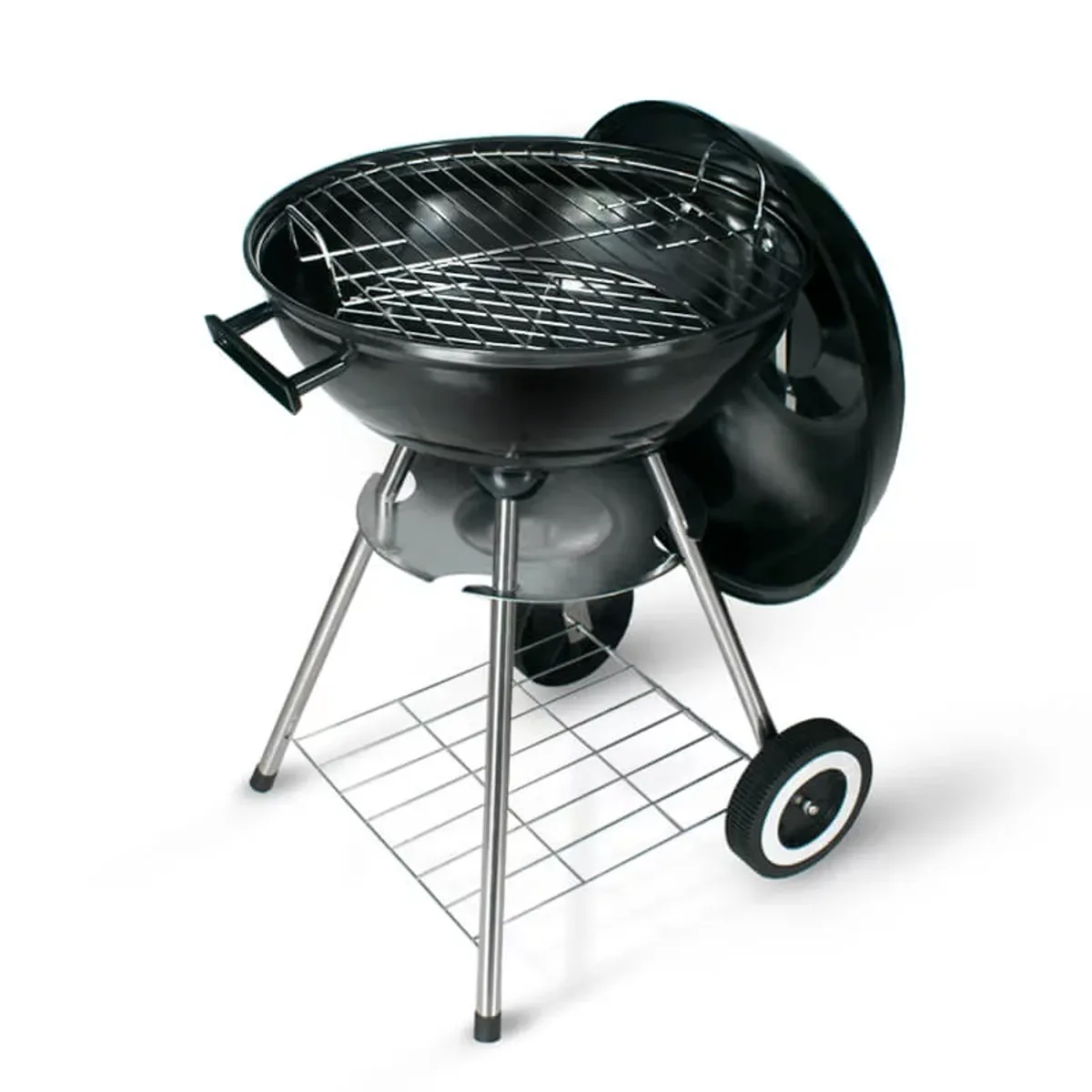 HOME ELEMENTS - Asador Bbq A Carbon Portable Home Elements Con Ruedas