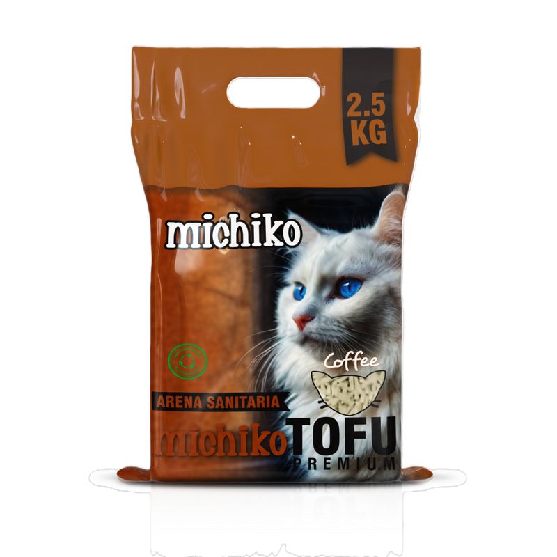 CATLIKE - Arena Sanitaria Premium Tofu Ecológica Café 2kg Michiko