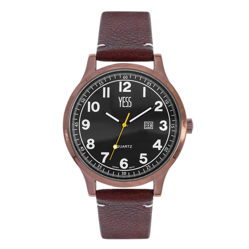 YESS - Reloj YESS Para Hombre Color Cafe Ref EA9005G-04