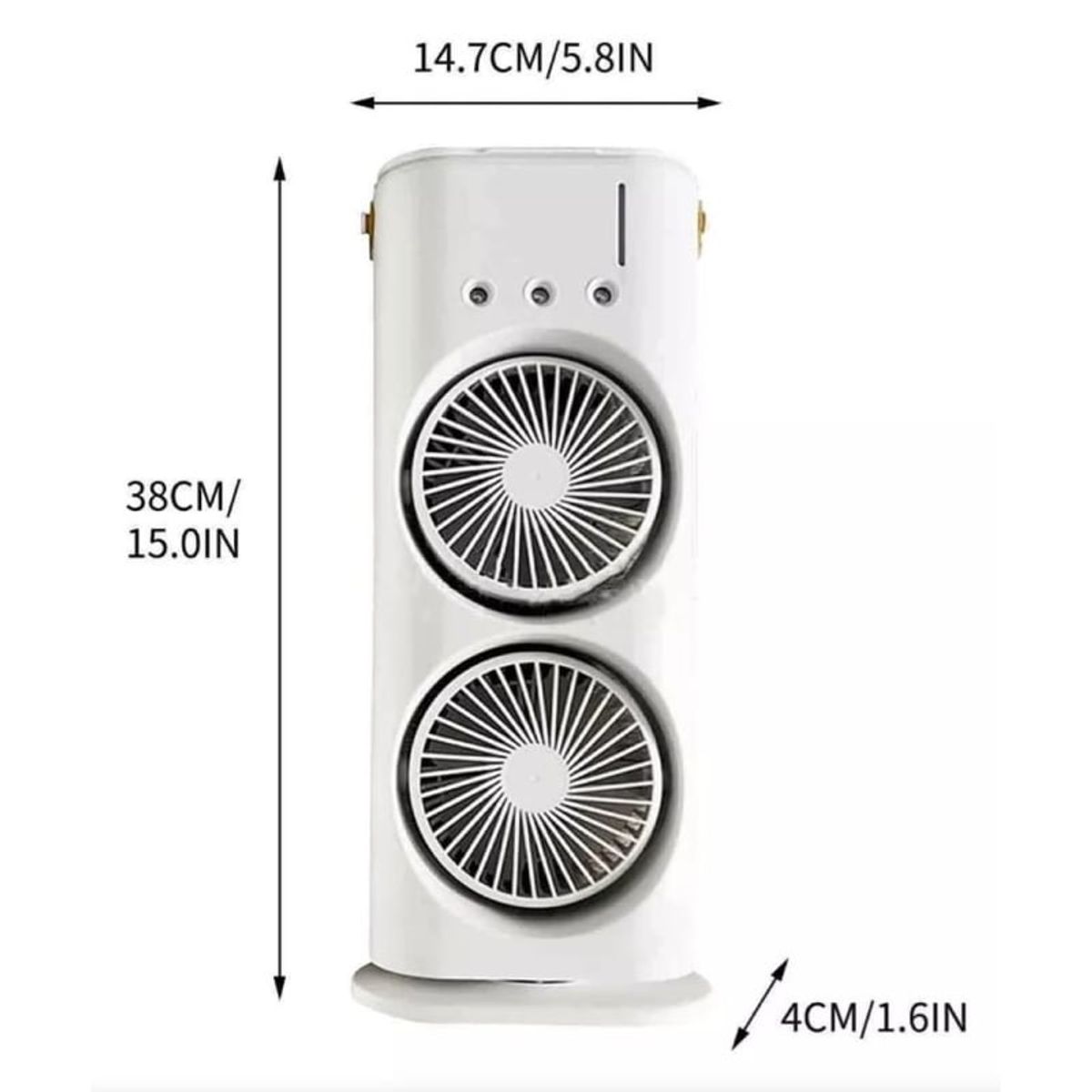 SKY - Ventilador De Torre Doble Aire Acondicionado Humidificador