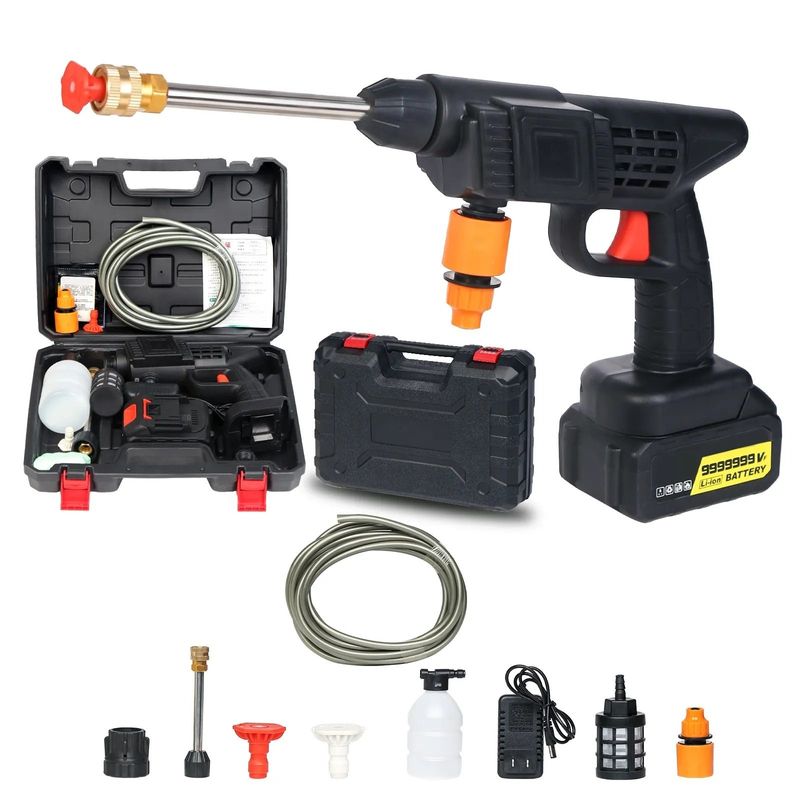 KIDSHOP - Hidrolavadora Inalámbrica Portátil Recargable Maletin Jh001