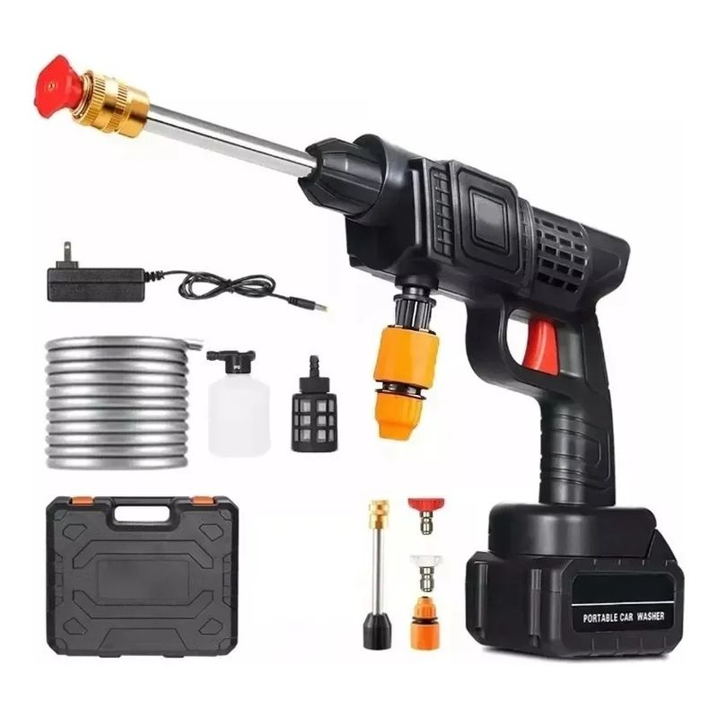 KIDSHOP - Hidrolavadora Inalámbrica Portátil Recargable Maletin Jh003
