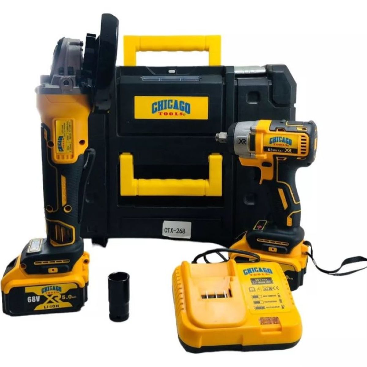 CHICAGO - Combo Pistola De Impacto Y Pulidora Inalambrica