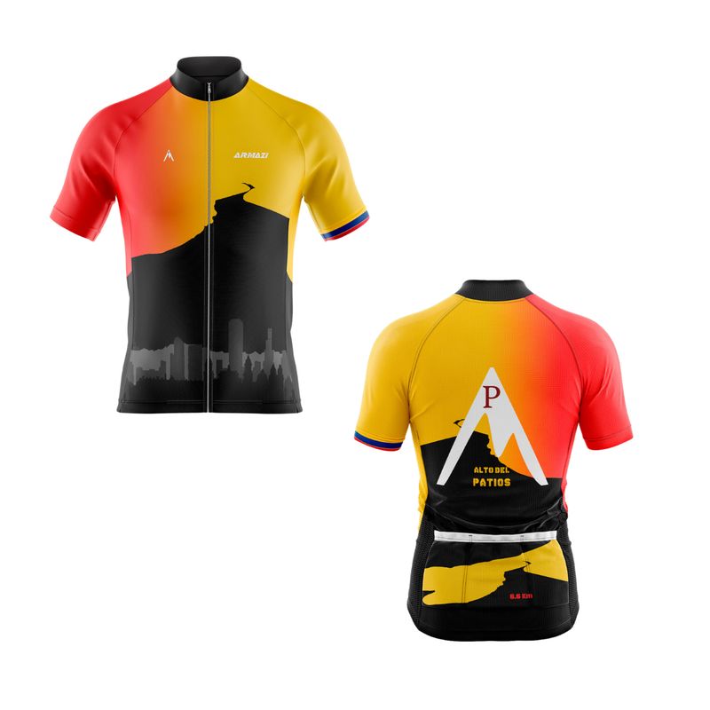 T-shirt Souvenir Jersey de coton et lin blanc multicolore