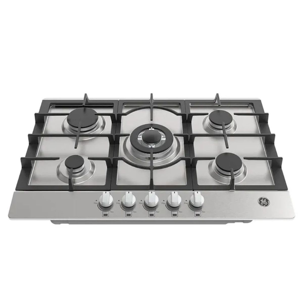 GENERAL ELECTRIC - Estufa GE 77cm 5 Puestos Gas Natural CGG7710I2 Inox