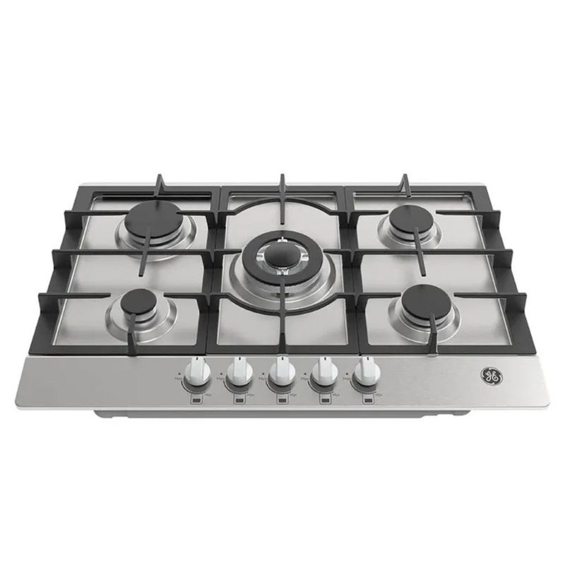GENERAL ELECTRIC - Estufa GE 77cm 5 Puestos Gas Natural CGG7710I2 Inox