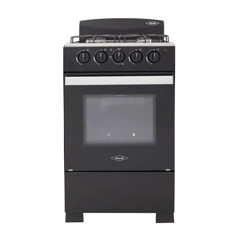 HACEB - Estufa de Piso HACEB 50cm Gas Propano Horno ROMERO Negro