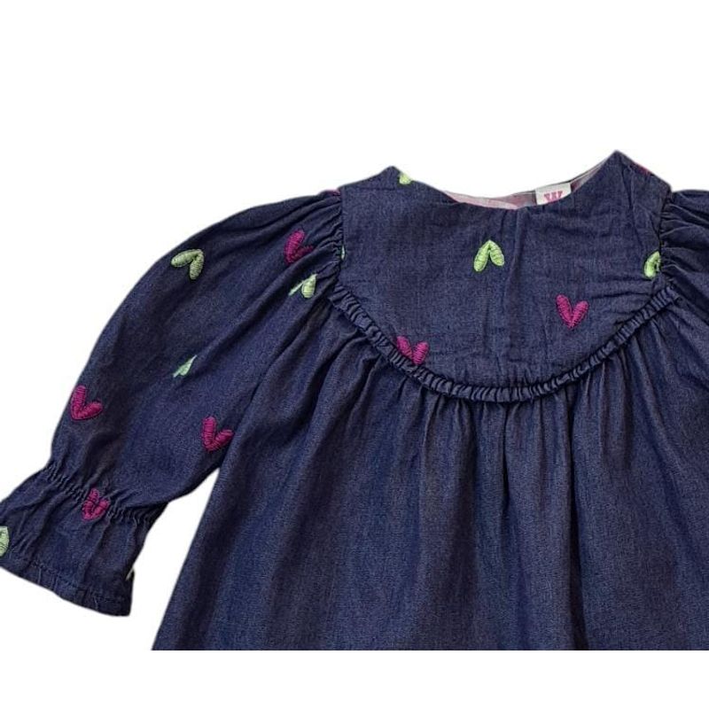 WOONKIE - VESTIDO CHAMBRAY BEBÉ NIÑA