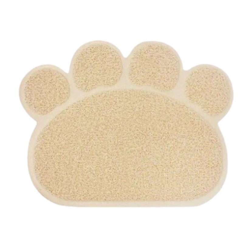 PETS ACCESORIOS - Tapete Huella Gato Beige