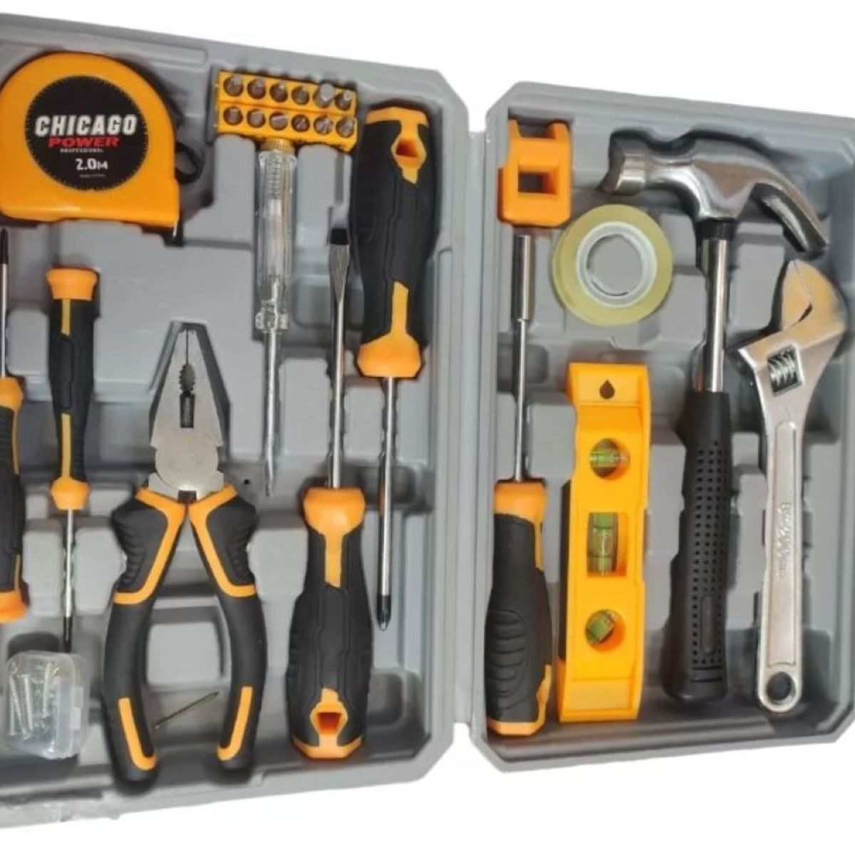 CHICAGO - Juego De Herramientas Manuales X 59 Piezas Kit Multi Usos