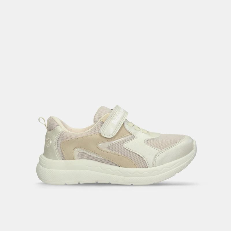 BUBBLE GUMMERS - Tenis Junior Para Niña Bubblegummers Beige Susana