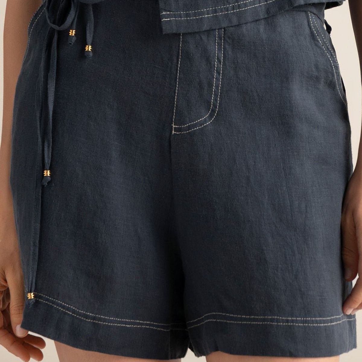 TOUCHE BALNEAIRE - SHORTS CON AMARRES EN CINTURA  0A10052