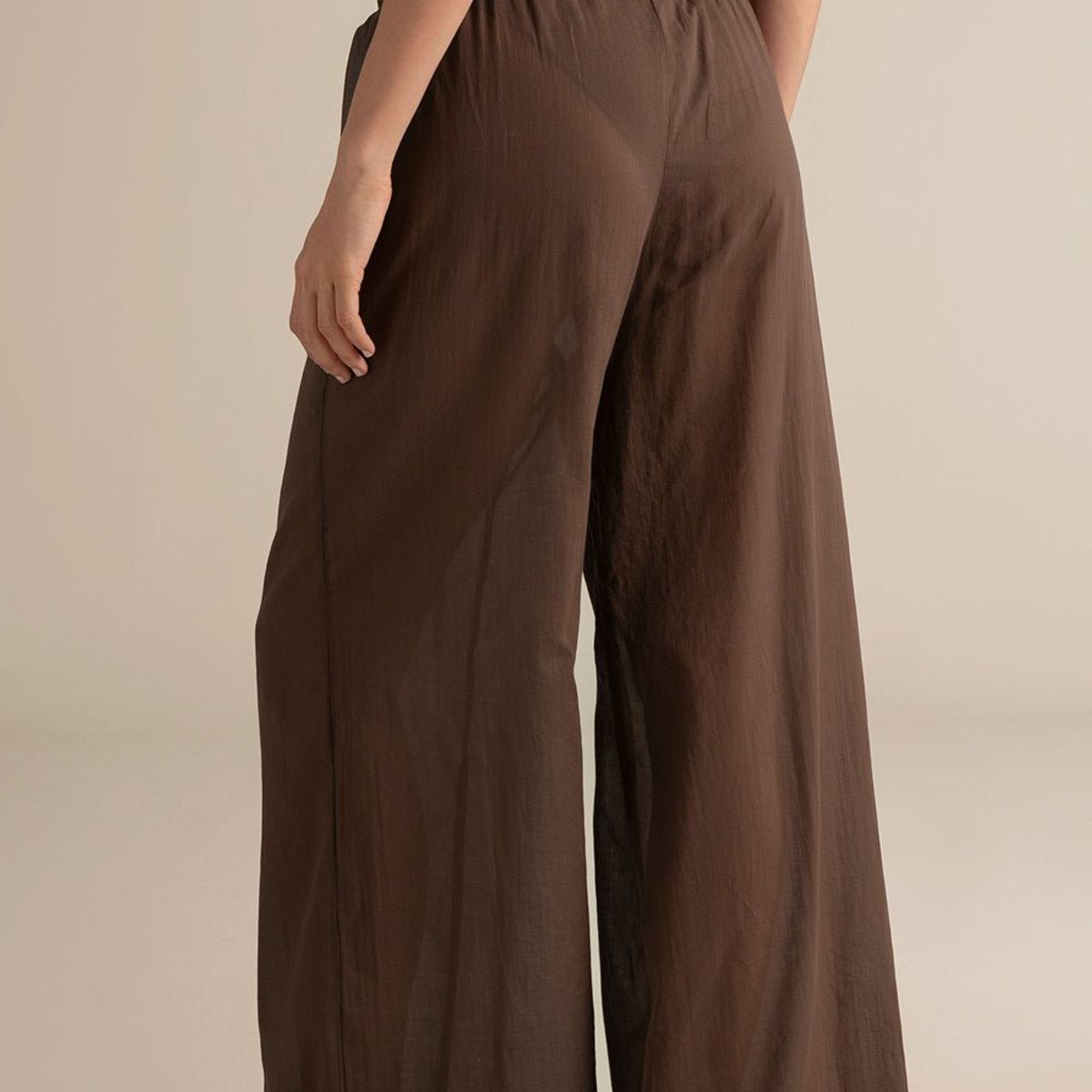 TOUCHE BALNEAIRE - PANTALÓN CON CINTURA EN NIDO DE ABEJA 0A93052