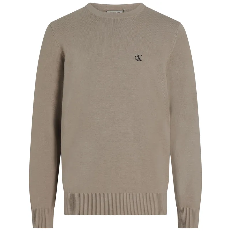 CALVIN KLEIN - Saco beige tejido moderno con cuello redondo Calvin Klein