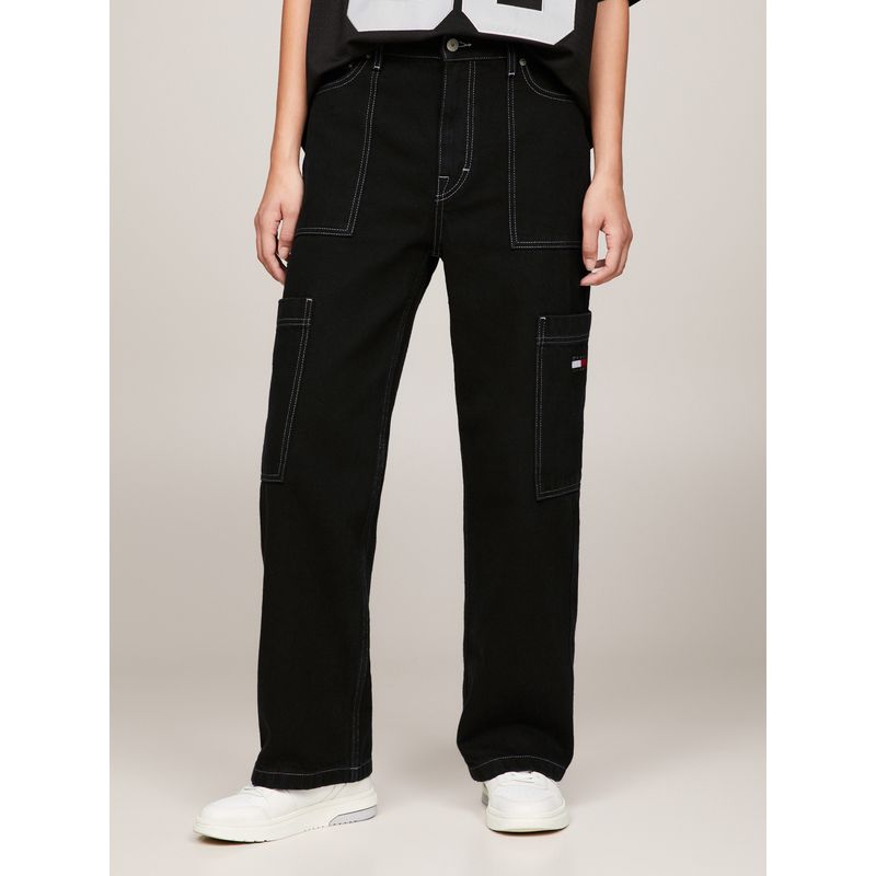 TOMMY HILFIGER - Jeans negro Tommy Remastered Carpenter negros Tommy Jeans