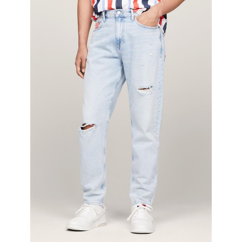 TOMMY HILFIGER - Jeans azul Isaac Archive amplios y cónicos Tommy Jeans