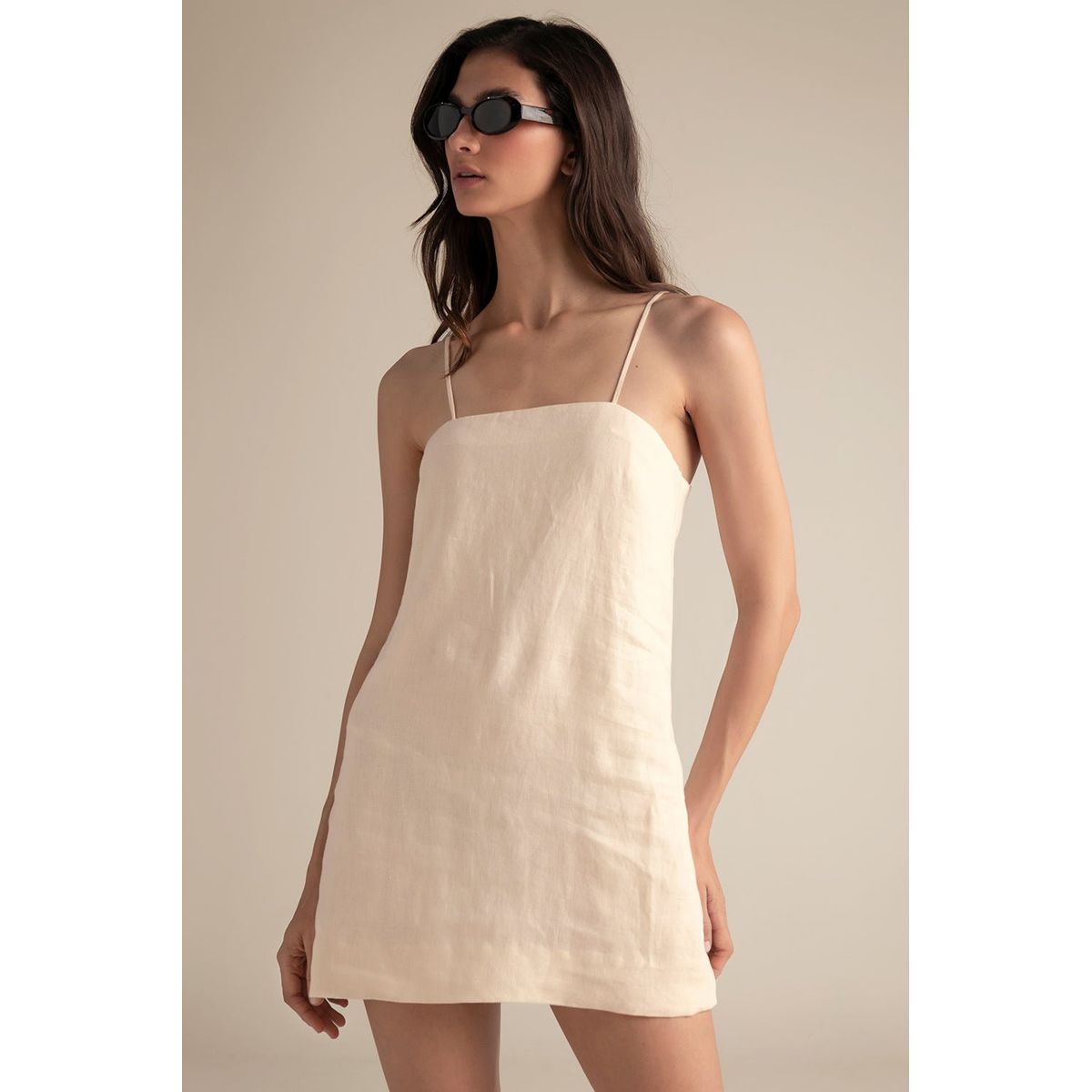 TOUCHE BALNEAIRE - VESTIDO CORTO CON TIRAS FINAS 0F70052