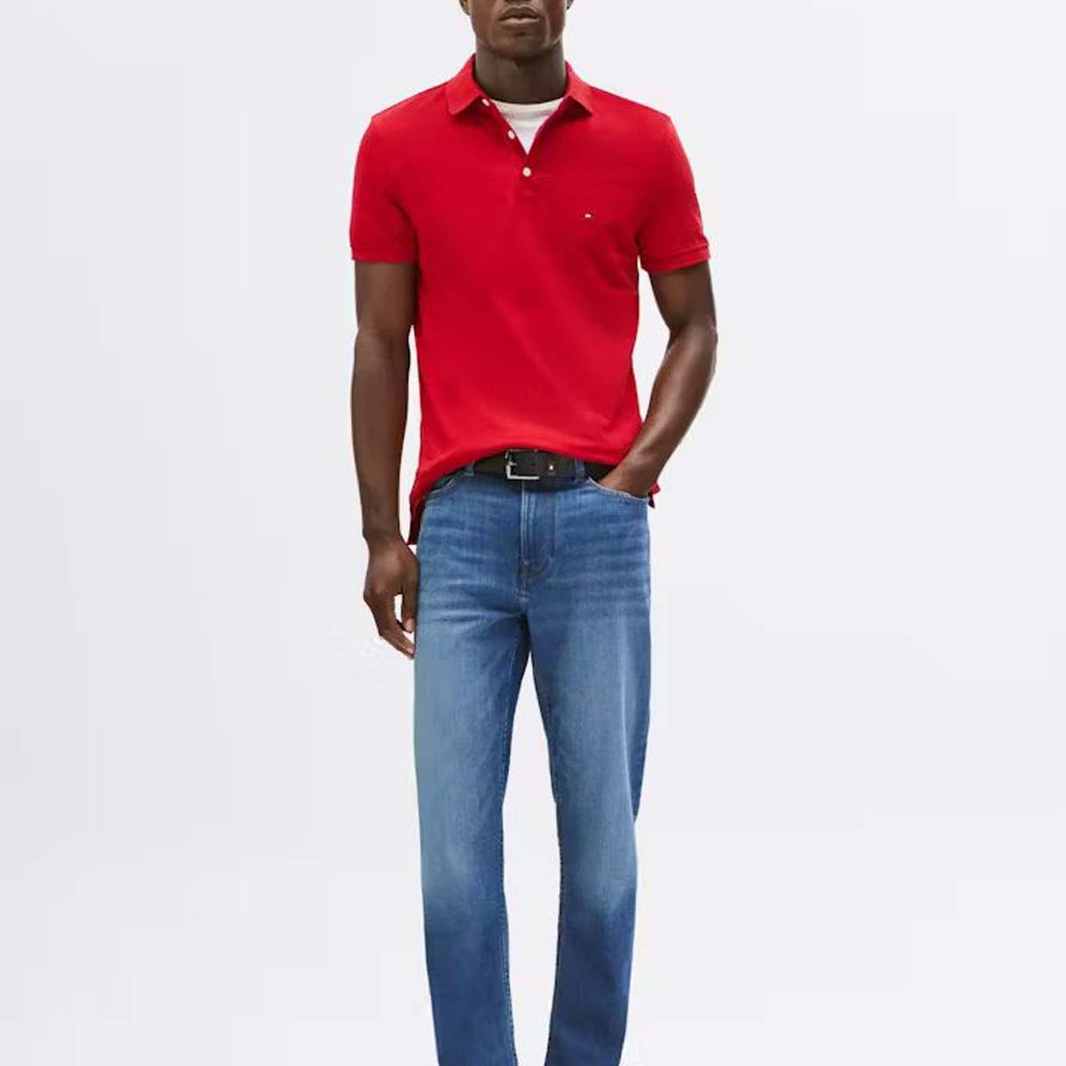 TOMMY HILFIGER - Polo rojo slim 1985 Tommy Hilfiger