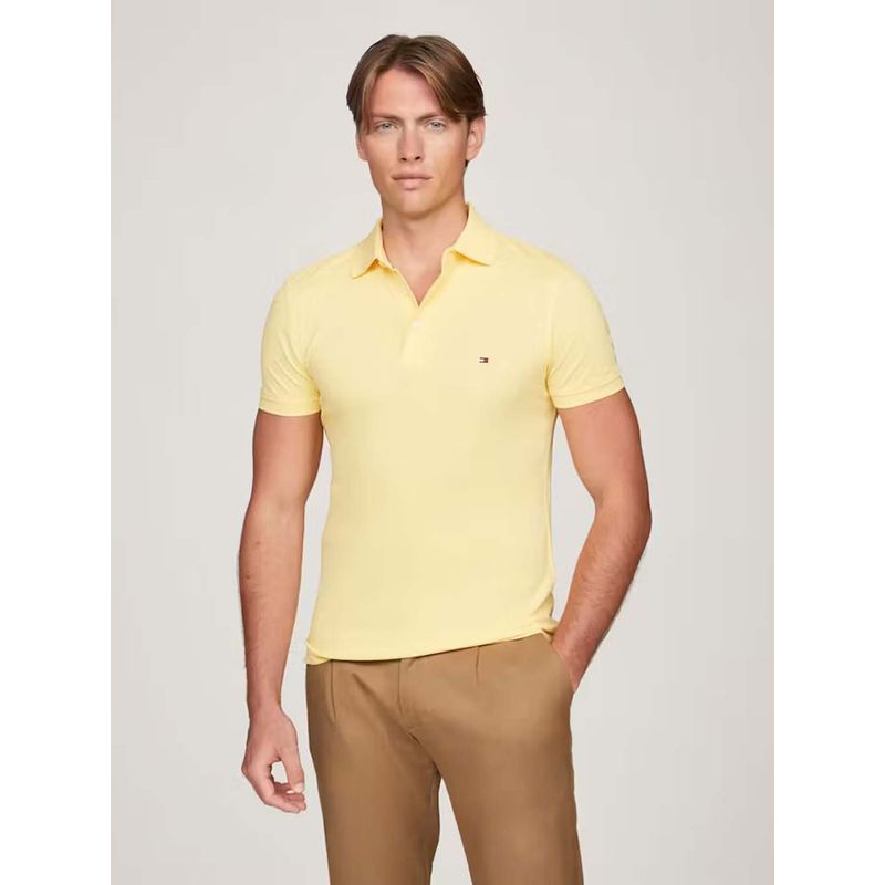 TOMMY HILFIGER - Polo amarillo slim 1985 Tommy Hilfiger