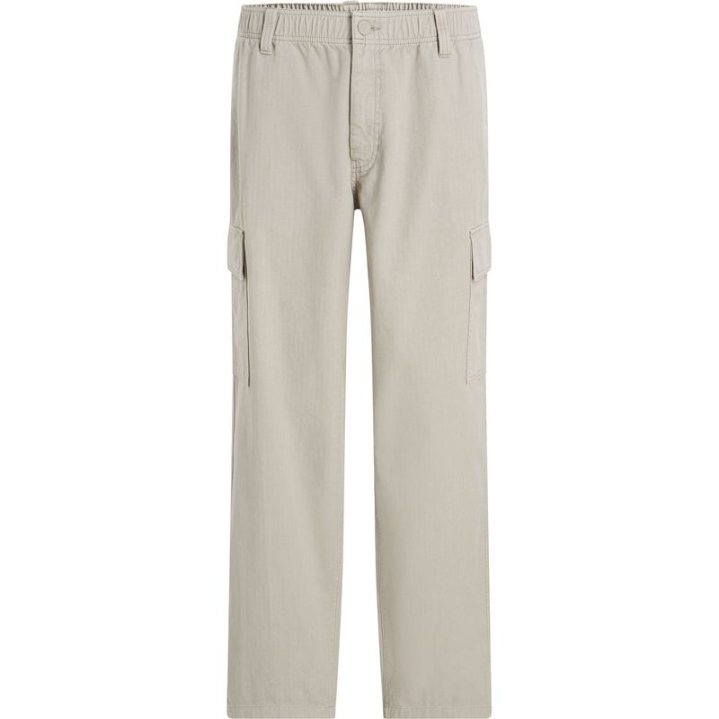 CALVIN KLEIN - Pantalón gris cargo recto de ripstop Calvin Klein