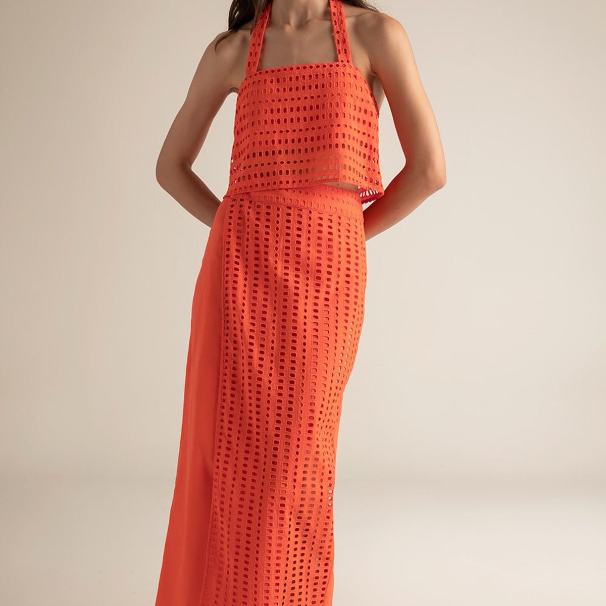 TOUCHE BALNEAIRE - FALDA PAREO CON CORTE EN OJALILLO 0F79052