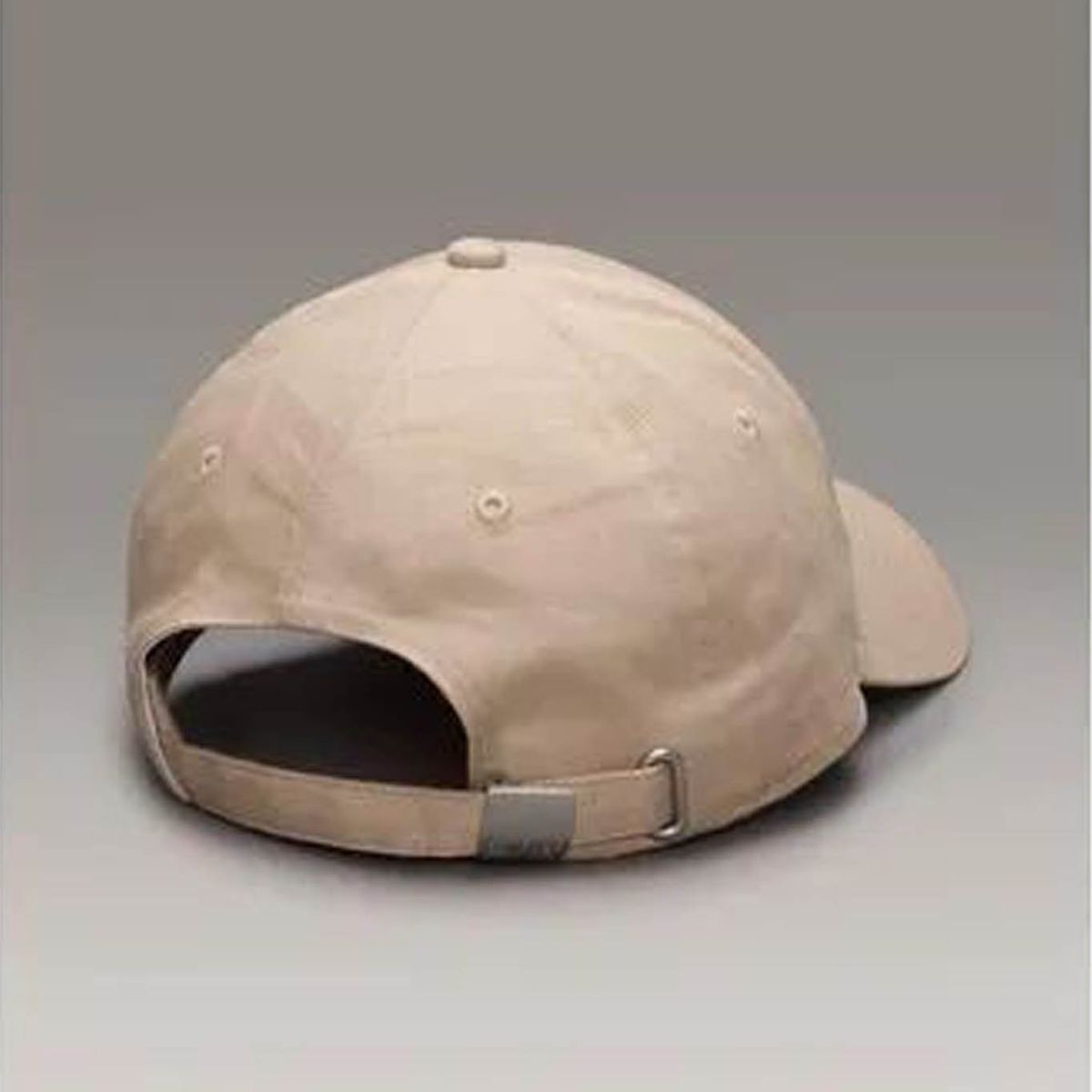 CALVIN KLEIN - Gorra beige con monograma bordado Calvin Klein