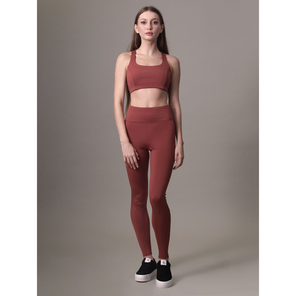 CALVIN KLEIN - Top Rojo Deportivo De Impacto Medio