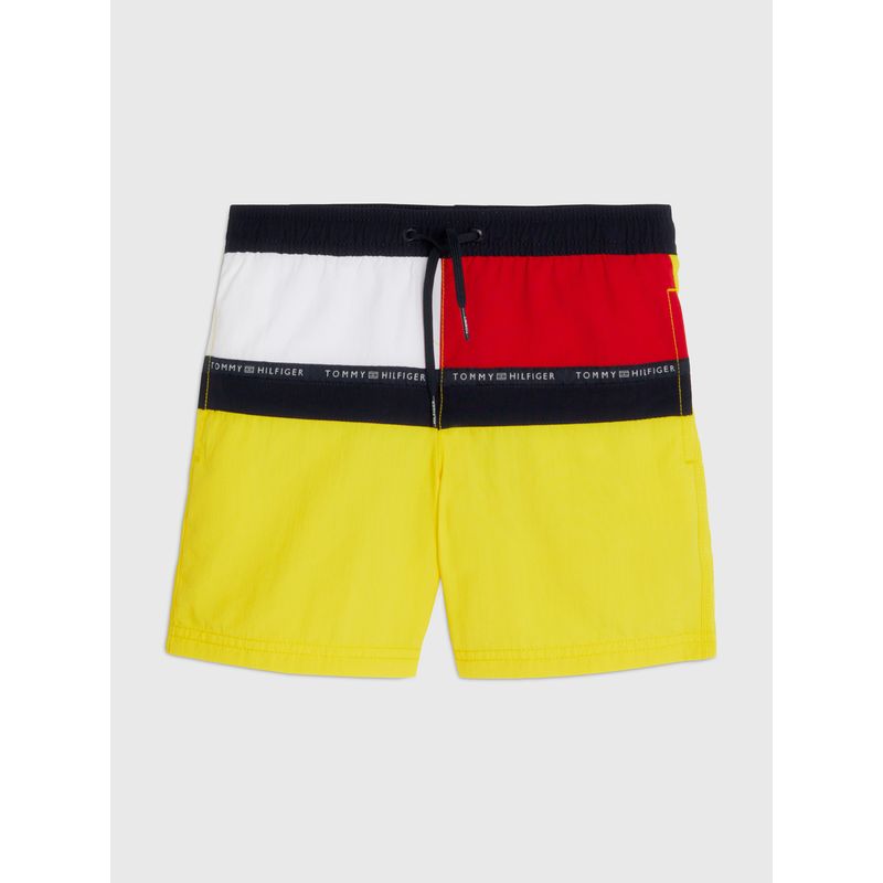 TOMMY HILFIGER - Pantaloneta De Baño Amarilla Medium De Niño Tommy Hilfiger