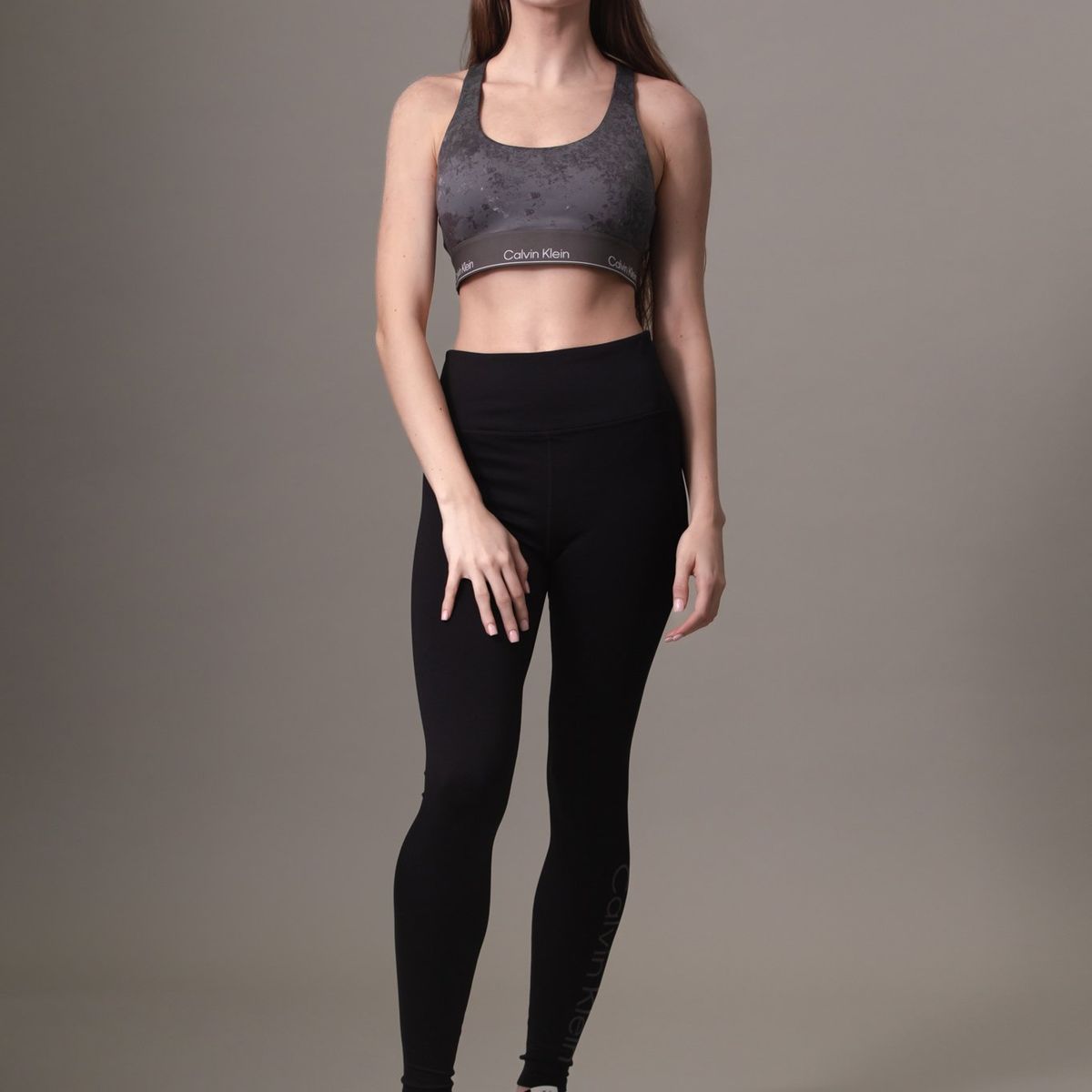 CALVIN KLEIN - Top Gris De Soporte Medio Calvin Klein