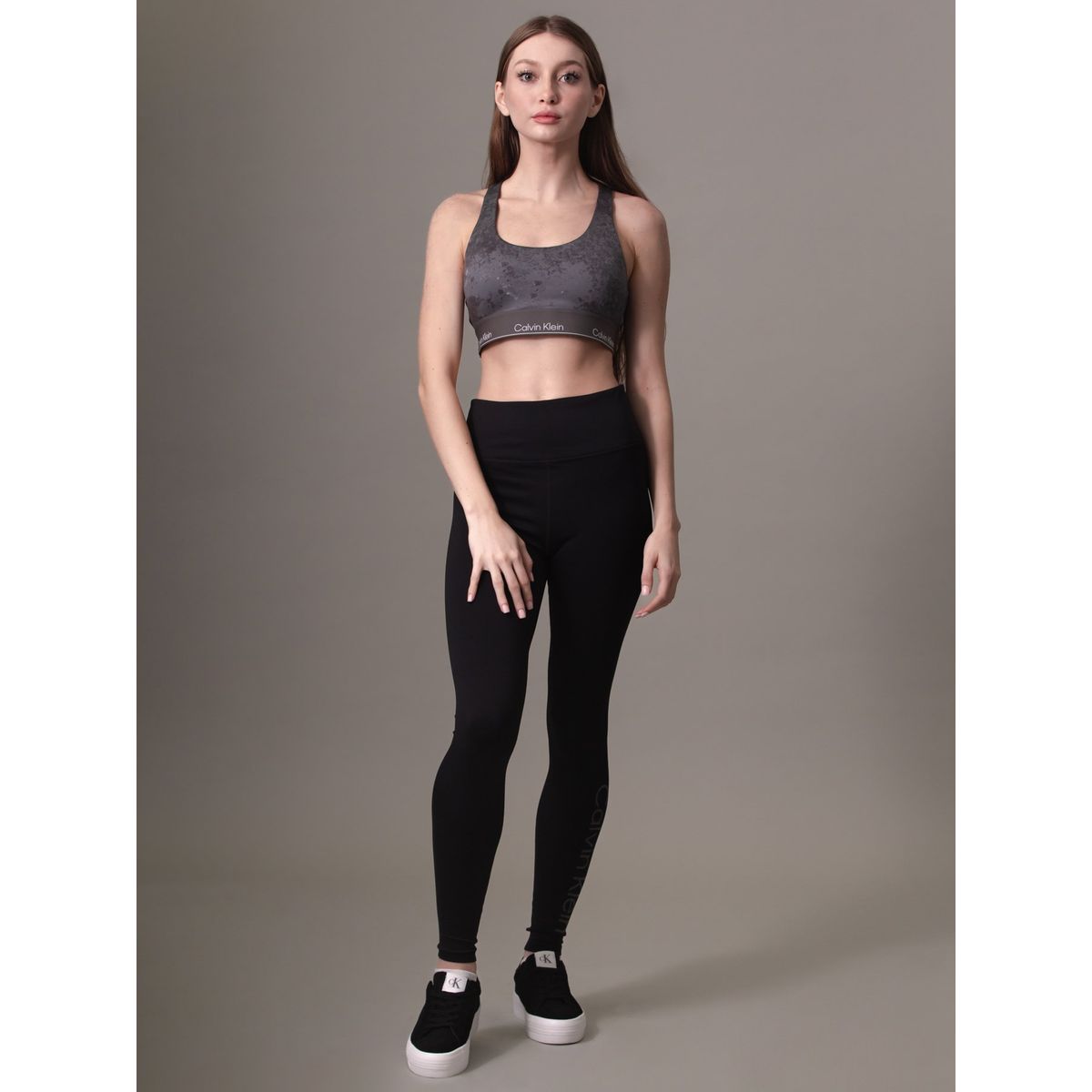 CALVIN KLEIN - Top Gris De Soporte Medio Calvin Klein