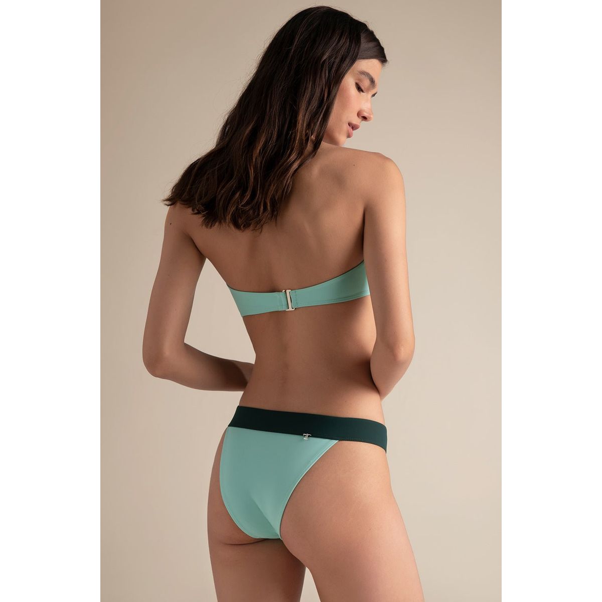 TOUCHE BALNEAIRE - PANTY CLÁSICO CON FAJÓN EN CONTRASTE 0P94052