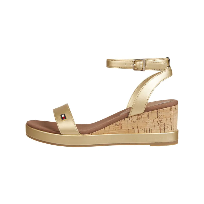 TOMMY HILFIGER - Sandalias amarillo con cuña alta Tommy Hilfiger
