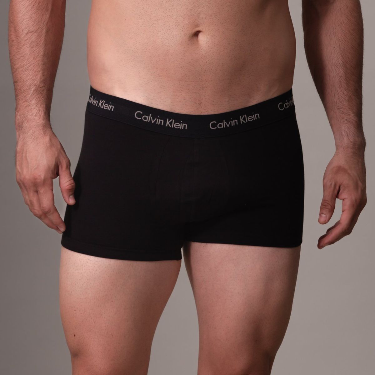 CALVIN KLEIN - Pack negro de 3 boxer trunk - cotton stretch Calvin Klein