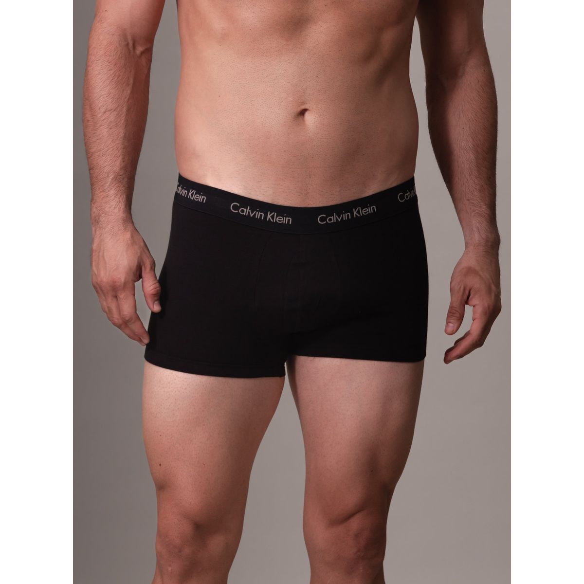 CALVIN KLEIN - Pack negro de 3 boxer trunk - cotton stretch Calvin Klein