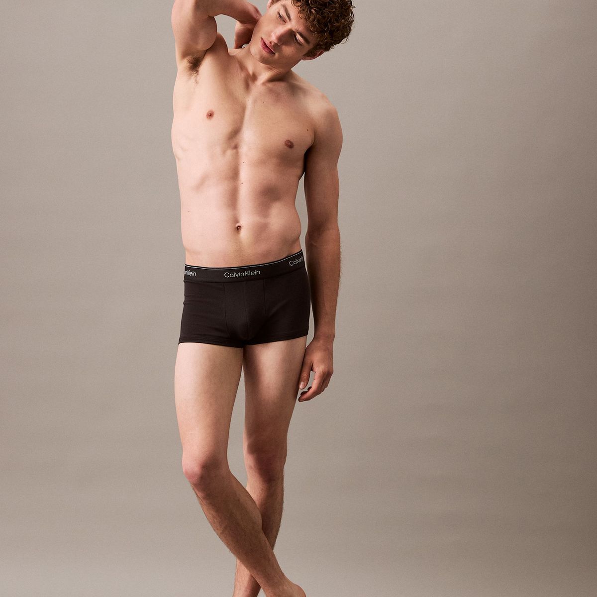 CALVIN KLEIN - Pack negro de 3 boxer low rise trunk - Modern cotton Calvin Klein