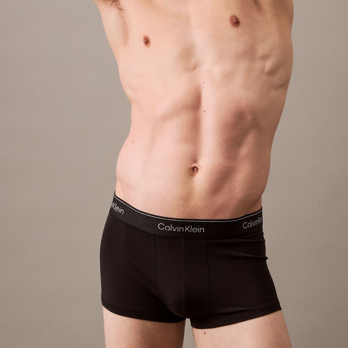 CALVIN KLEIN - Pack negro de 3 boxer low rise trunk - Modern cotton Calvin Klein