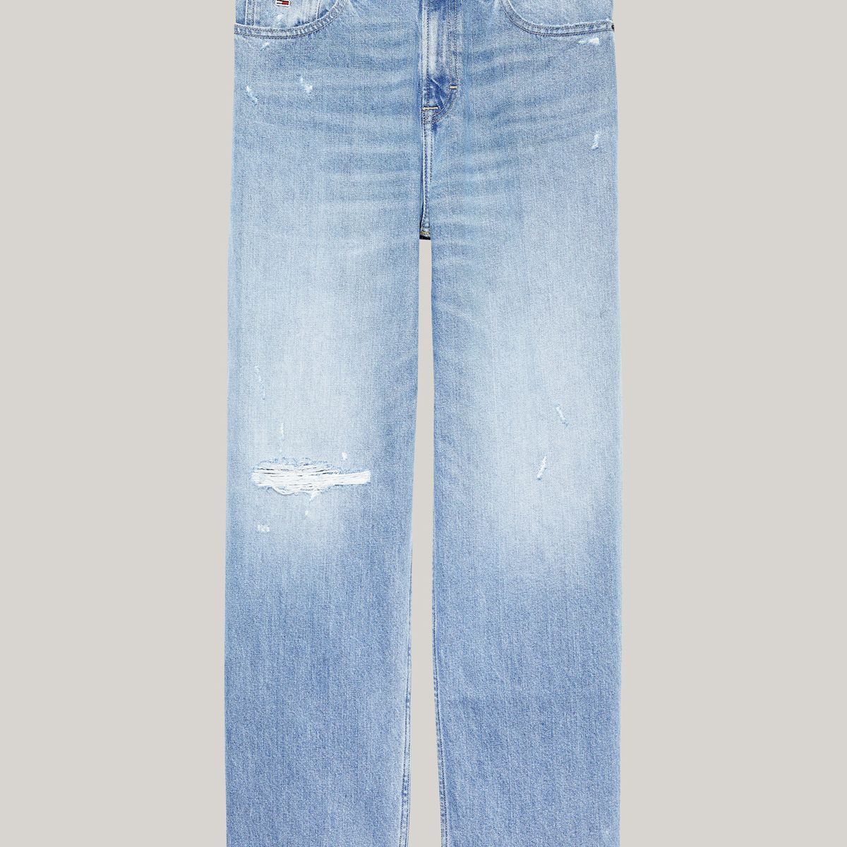 TOMMY HILFIGER - Jeans azul Betsy de talle medio con pierna ancha desgastados Tommy Jeans