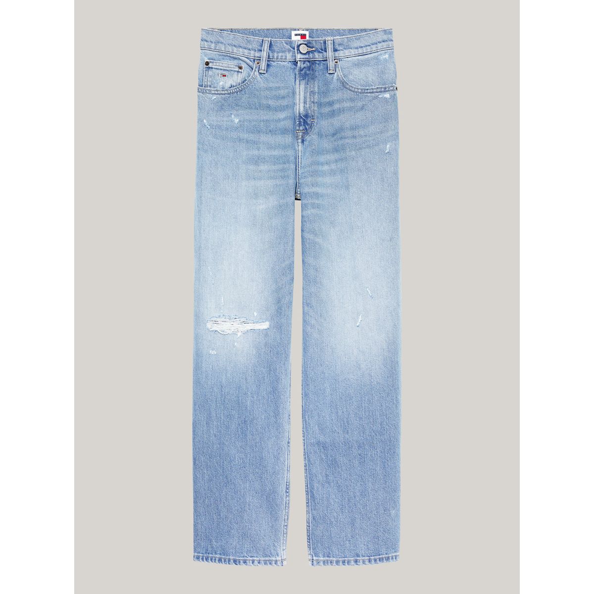 TOMMY HILFIGER - Jeans azul Betsy de talle medio con pierna ancha desgastados Tommy Jeans