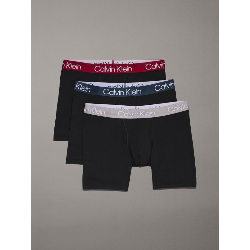 CALVIN KLEIN - Paquete negro de 3 bóxer - modern structure Calvin Klein