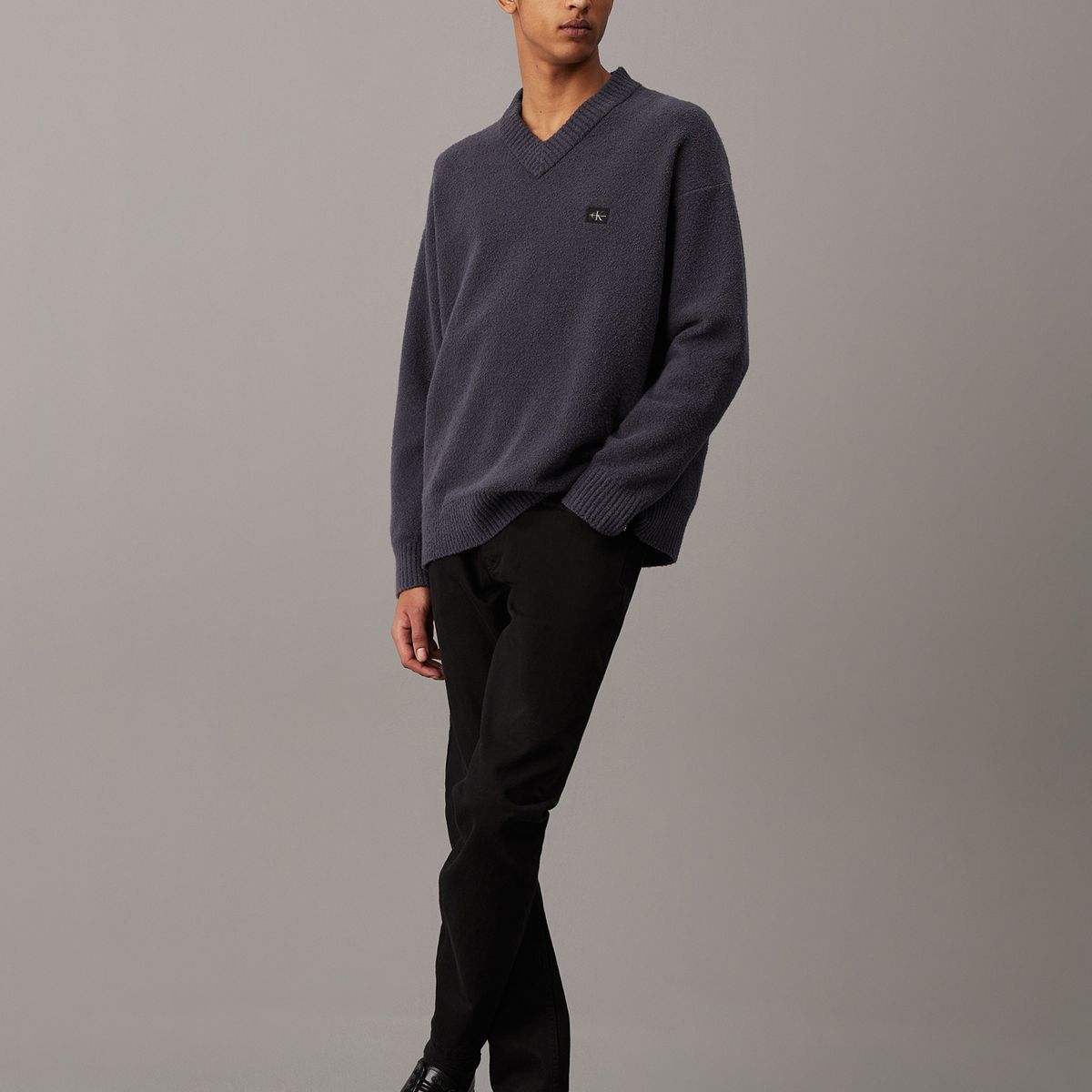 CALVIN KLEIN - Jeans Negro De Corte Slim Straight Calvin Klein