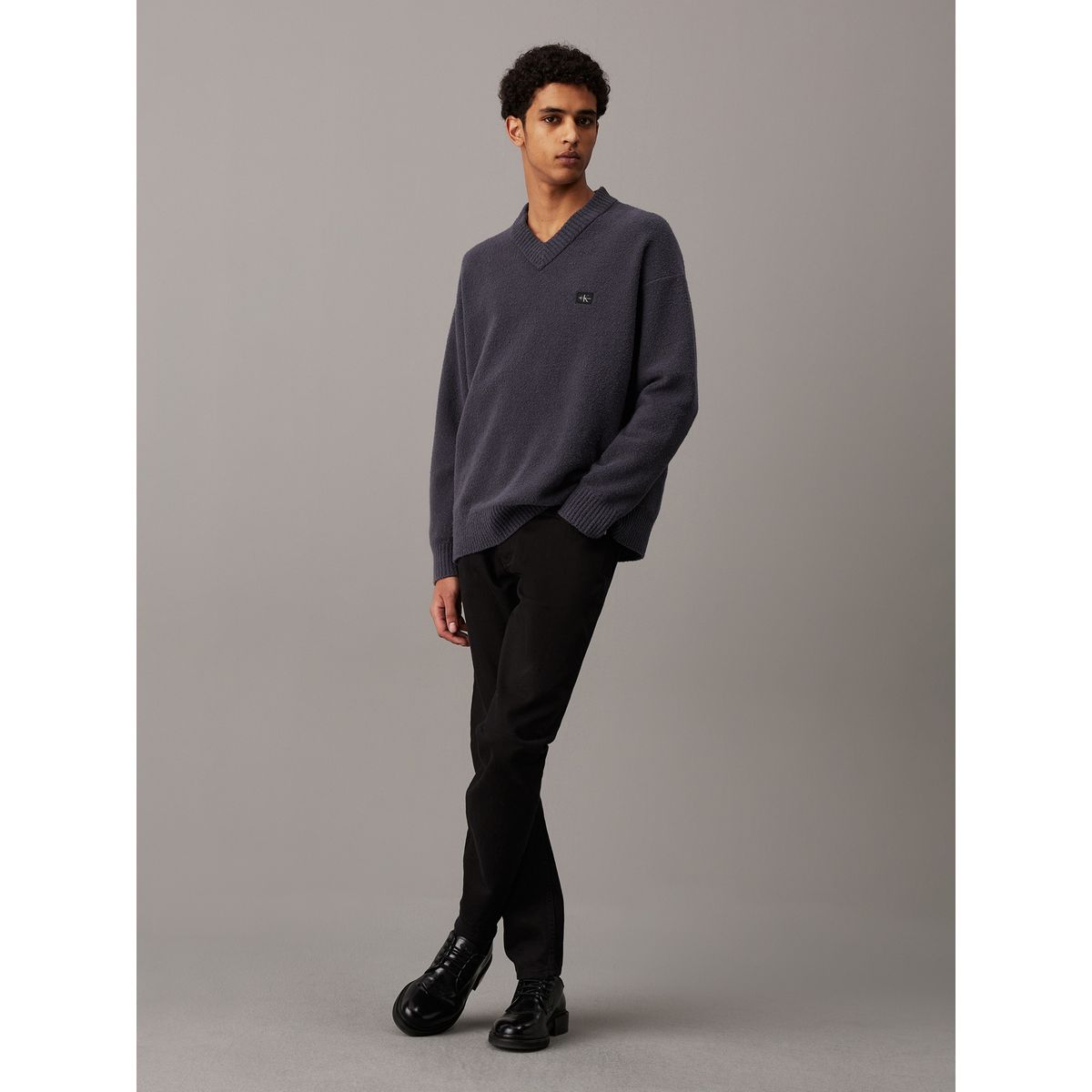 CALVIN KLEIN - Jeans Negro De Corte Slim Straight Calvin Klein