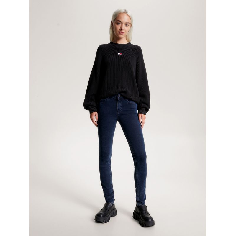 TOMMY HILFIGER - Jeans azul Nora skinny de talle medio Tommy Jeans