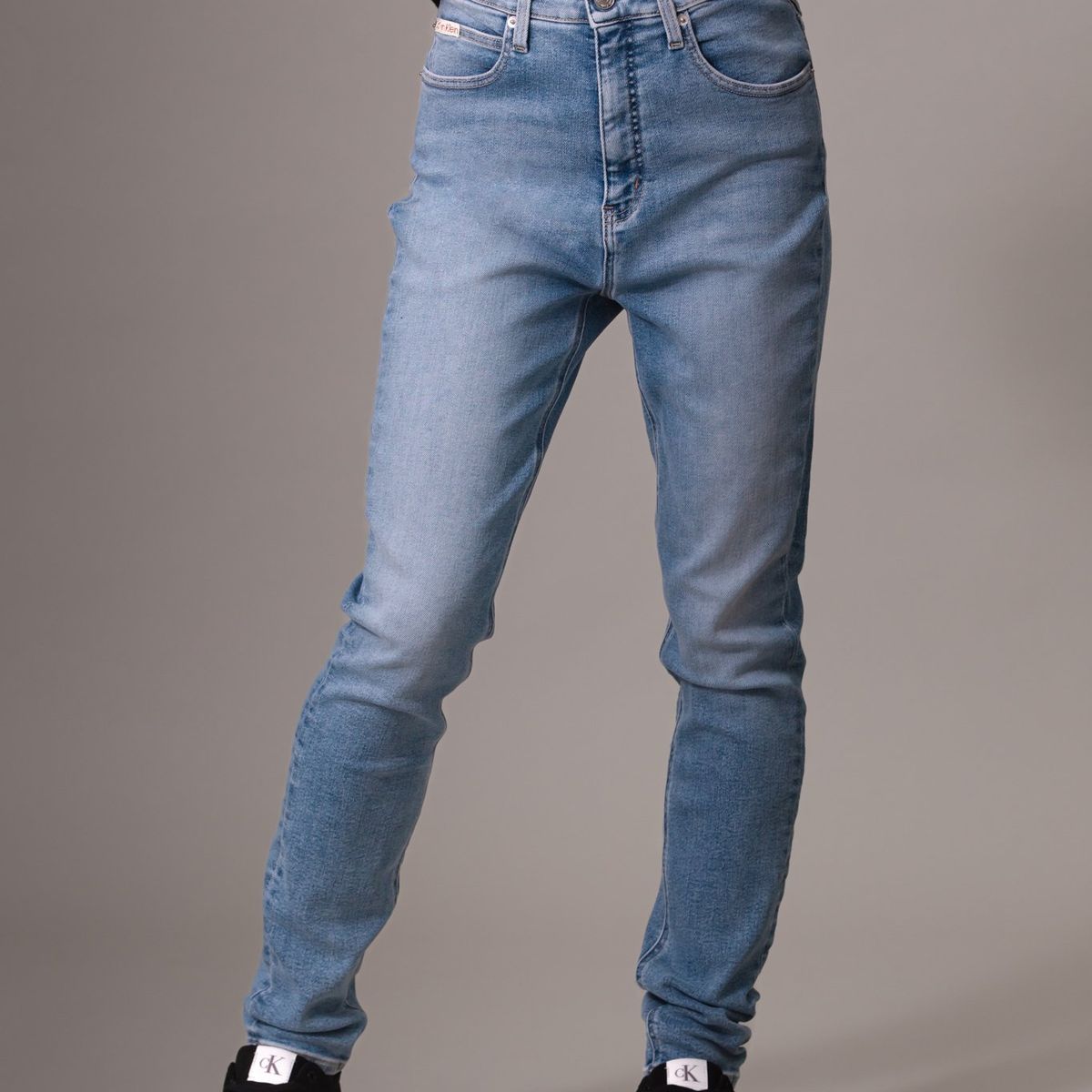 CALVIN KLEIN - Jeans azul high rise skinny Calvin Klein