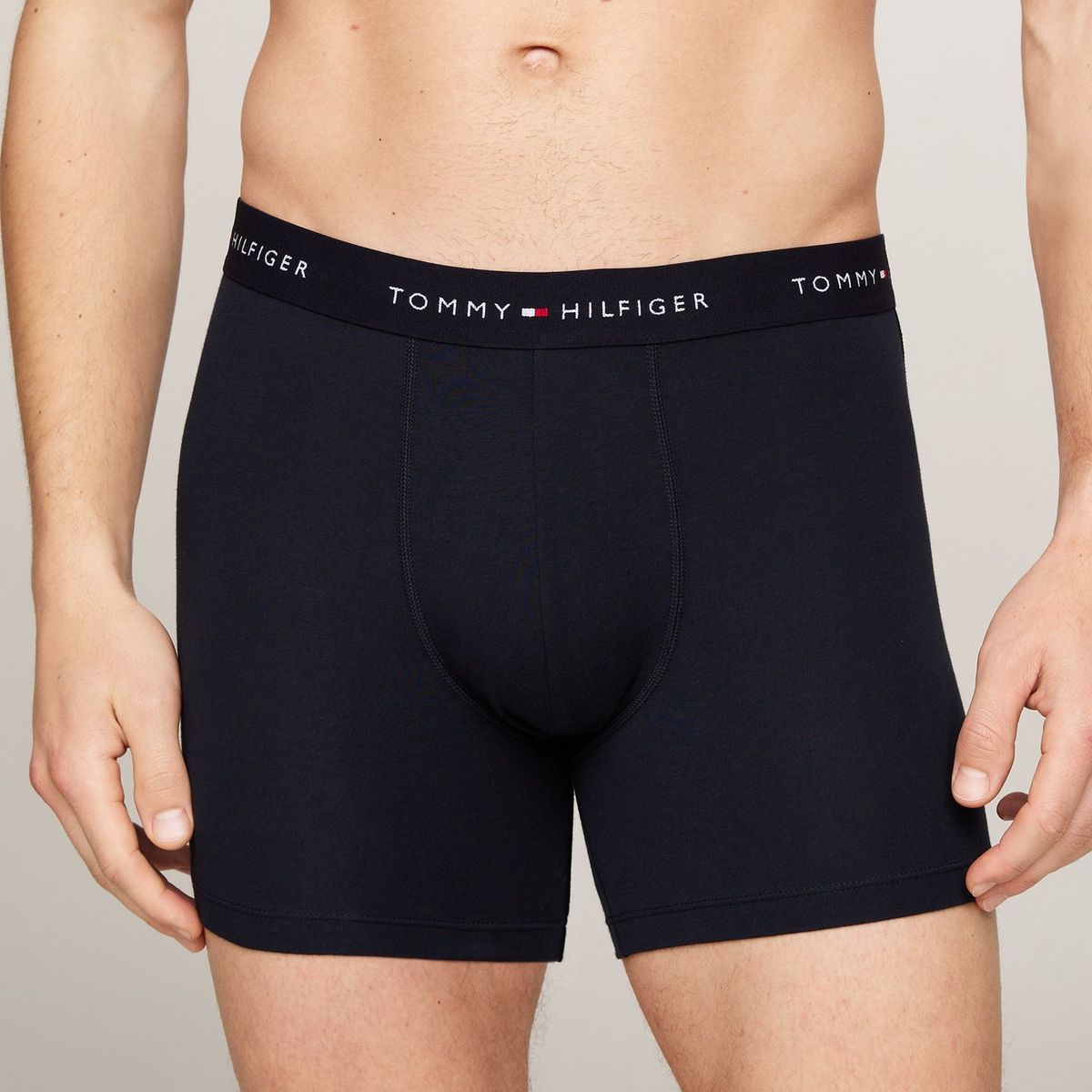 TOMMY HILFIGER - Pack multicolor de 3 calzoncillos bóxer Essential con logo Tommy Hilfiger