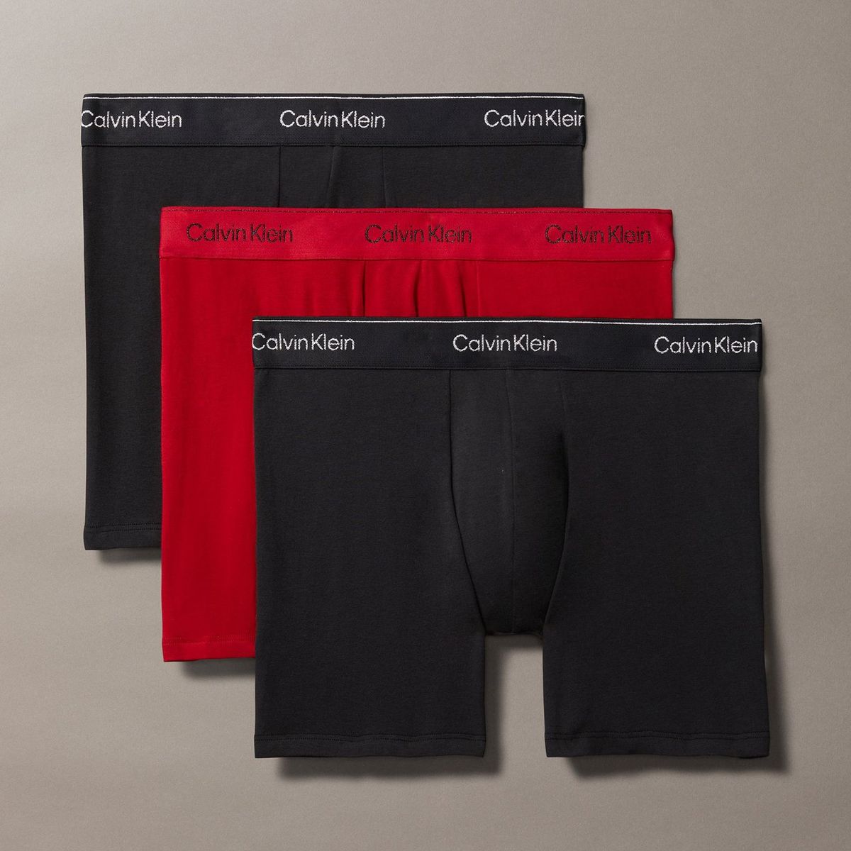 CALVIN KLEIN - Pack negro de 3 boxer brief - Modern cotton Calvin Klein