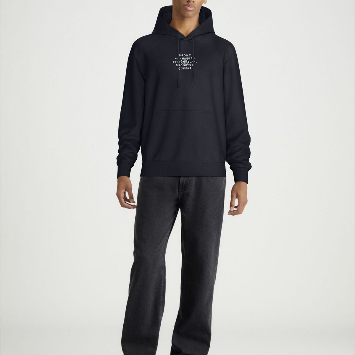 CALVIN KLEIN - Buzo negro graphic stamp nyc Calvin Klein